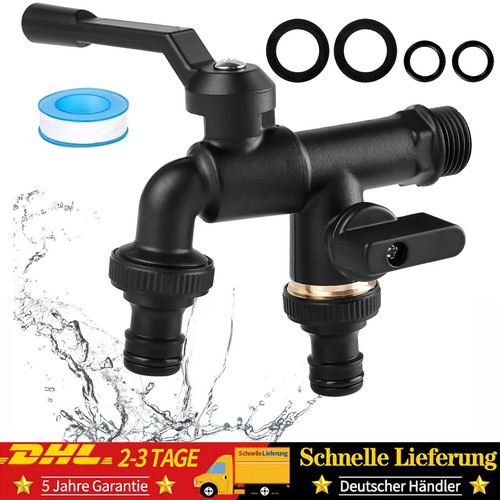 Doppel wasserhahn garten 3 - garten,