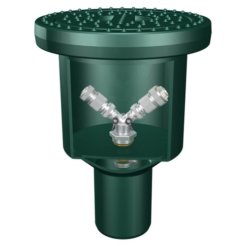 Wasseranschluss box grün - wasseranschluss-box,