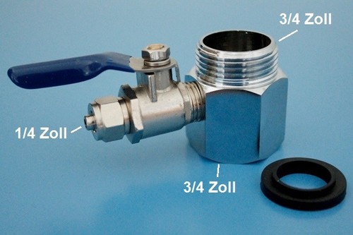 Wasseranschluss adapter - 3/4", +