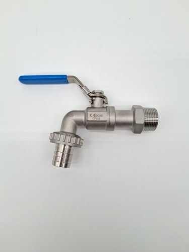Kugelhahn edelstahl - edelstahl, 3/4"